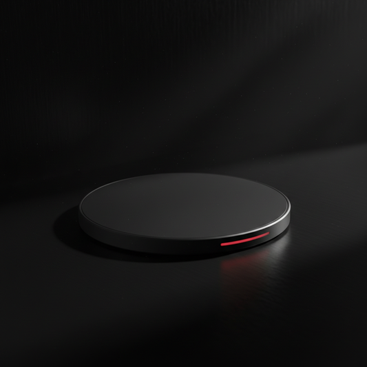Shadow Wireless Charging Pad in matte black